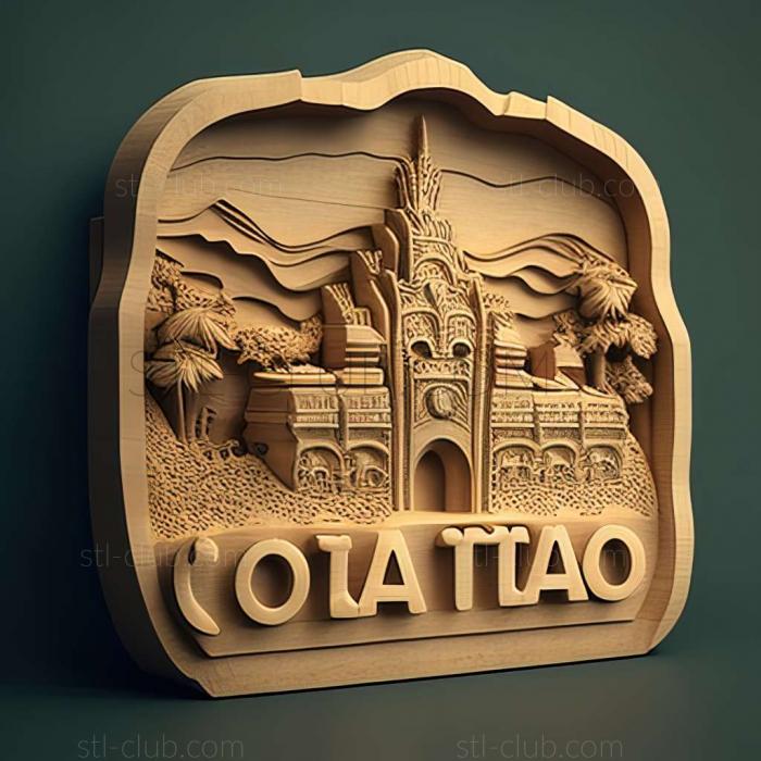 3D model Cotabato City in Philippines (STL)